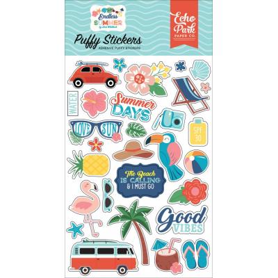 Echo Park Endless Summer Sticker - Puffy Stickers